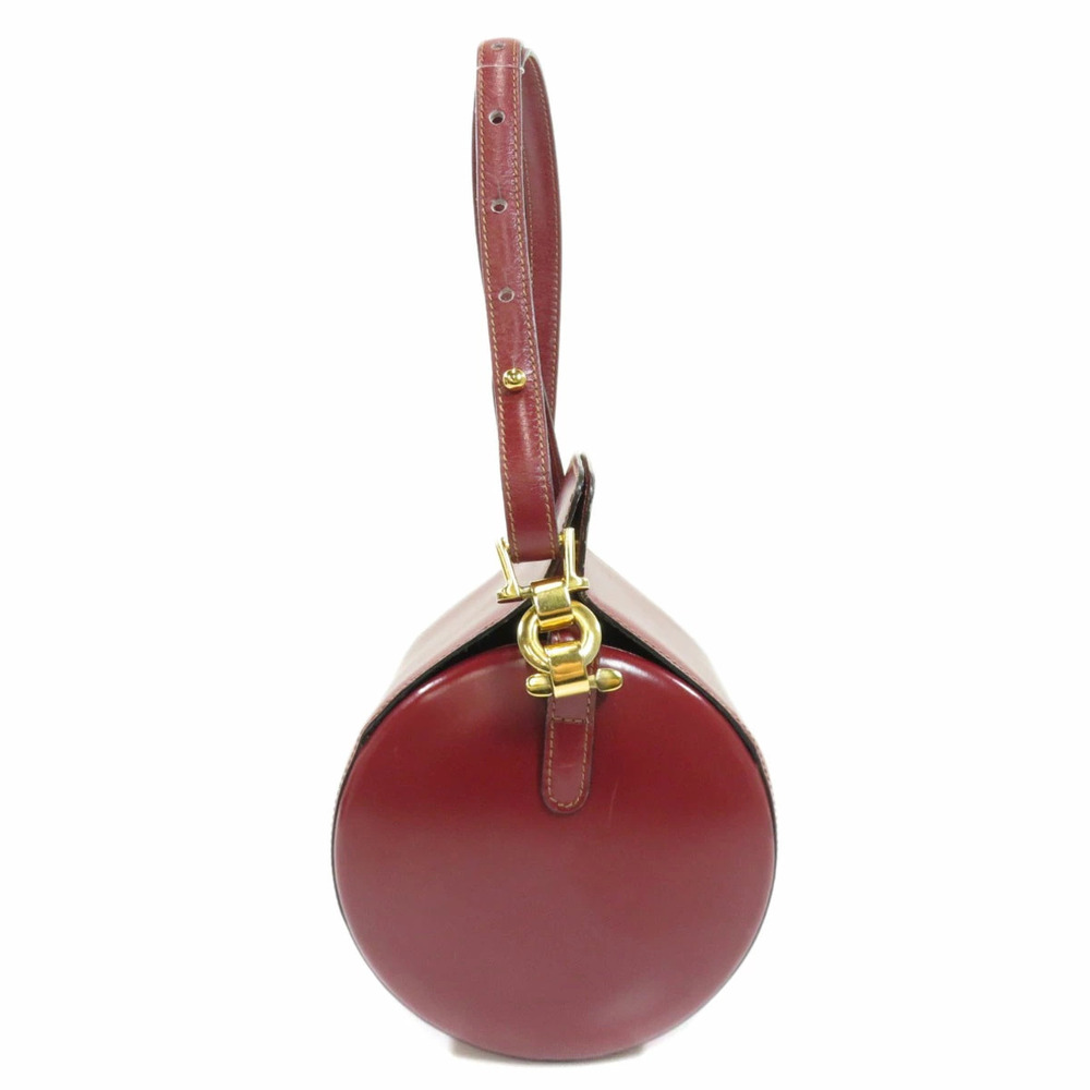Loewe leather shoulder bag curved barrel slender strap Red - Picture 3 of 11